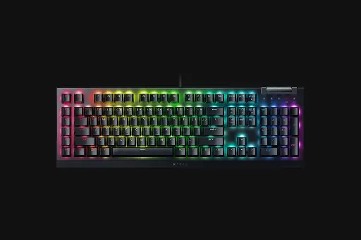 RAZER BLACKWIDOW V4 X (GREEN SWITCH) ARABIC LAYOUT - BLACK