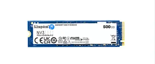 KINGSTON 500GB NV3 PCIe 4.0 NVMe, Read: 5000MBs Write: 3000MBs
