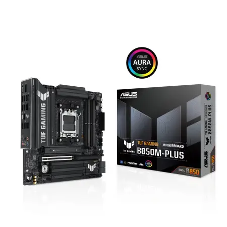 ASUS TUF GAMING B850M-PLUS AMD AM5,B850,USB20G,AURA