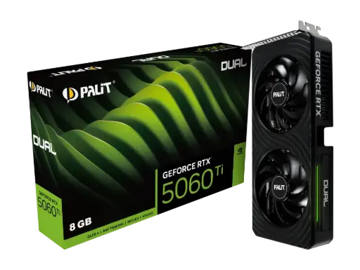 PALIT GeForce RTX™ 5060 Ti Dual 8GB GDDR7 - BLACK