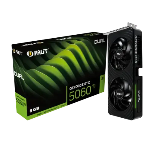 PALIT RTX 5060 Ti DUAL 8GB GDDR7 128bit 3-DP HDMI