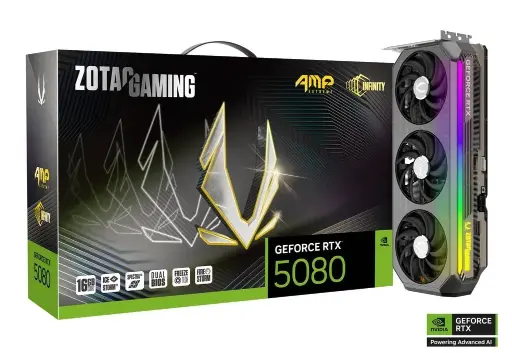 ZOTAC RTX 5080 AMP EXTREME INFINITY 16GB DDR7