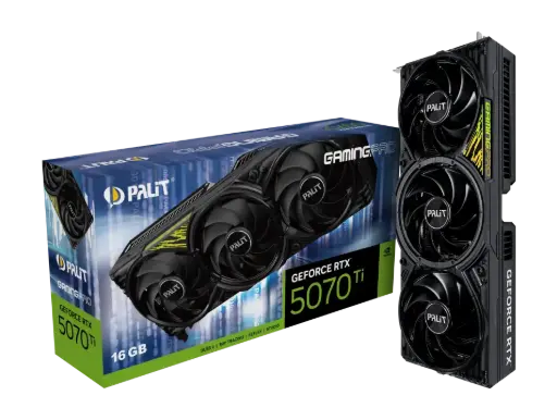 PALIT GeForce RTX™ 5070 Ti GamingPro V1 16GB GDDR7 - BLACK