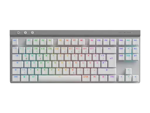 LOGITECH G515 LIGHTSPEED TKL WIRELESS (TACTILE) - WHITE