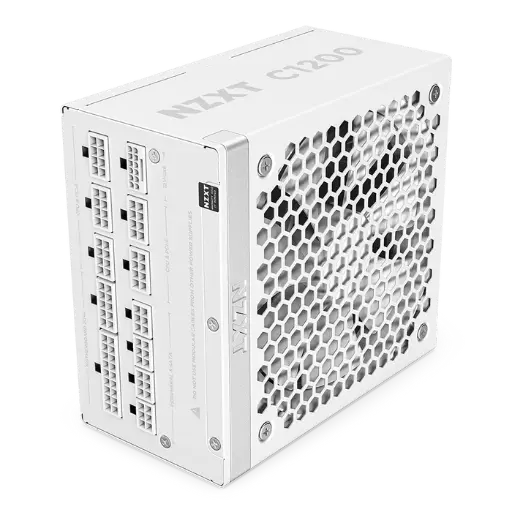 NZXT C12001200W 80 PLUS GOLD FULL MODULAR ATX 3.1 - WHITE