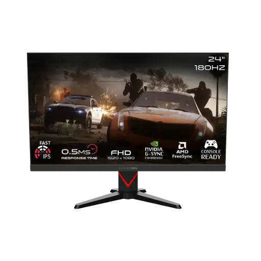 GAMEON MARKSMAN SERIES GOMM24FHD180IPS 0.5MS 180HZ 1920*1080 FHD - BLACK