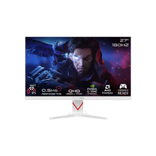 GAMEON DOMINATOR SERIES GOAD27QHD180IPS 0.5MS 180HZ 2560*1440 (UHD) - WHITE
