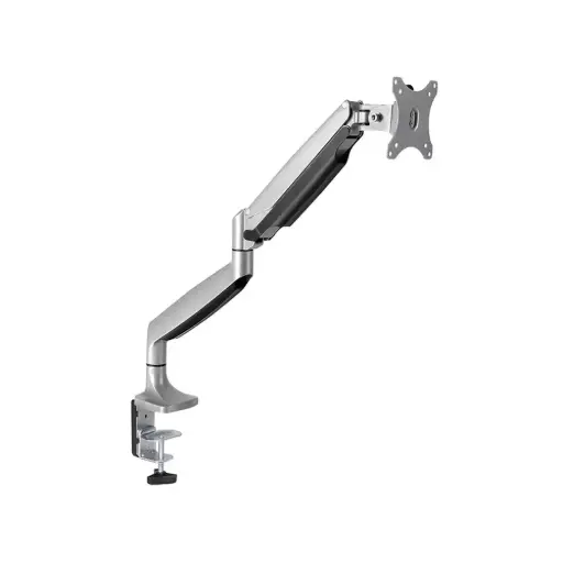 SKILL TECH ALUMINUM SINGLE MONITOR DESK MOUNT ARM (13" - 32" 100*100 9KG) - SILVER