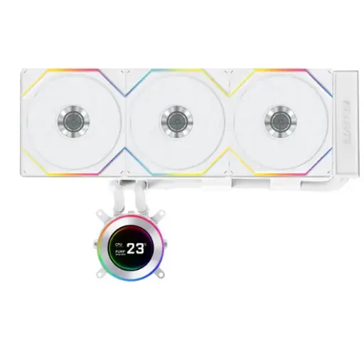 LIAN LI HYDROSHIFT II LCD C-360R RGB AIO CPU COOLER - WHITE