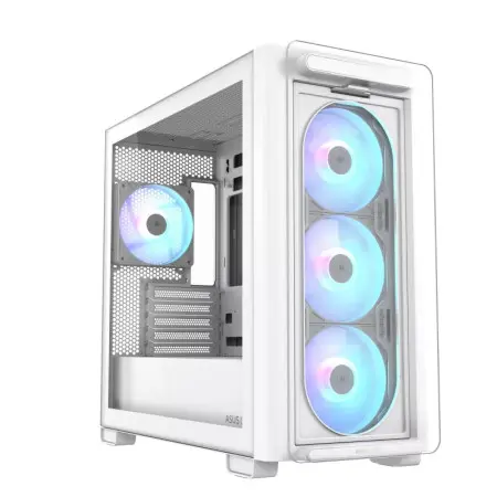 ASUS TUF GAMING A23 PLUS MID TOWER ATX ARGB FANS - WHITE