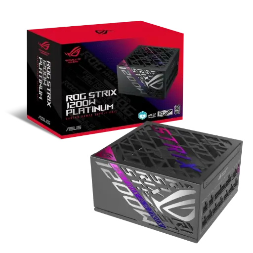 ASUS ROG STRIX 1200W PLATINUM 80 PLUS ATX 3.1 & PCIE 5.1 FULLY MODULAR - BLACK
