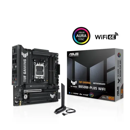 ASUS TUF GAMING B850M-PLUS WIFI AMD AM5 DDR5 PCIe 5.0 MICRO-ATX