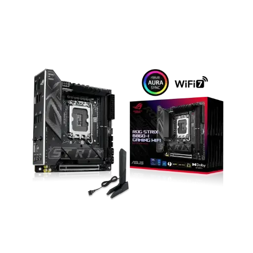 ASUS ROG STRIX B860-I GAMING WIFI INTEL LGA 1851 DDR5 PCIe 5.0 Mini-ITX