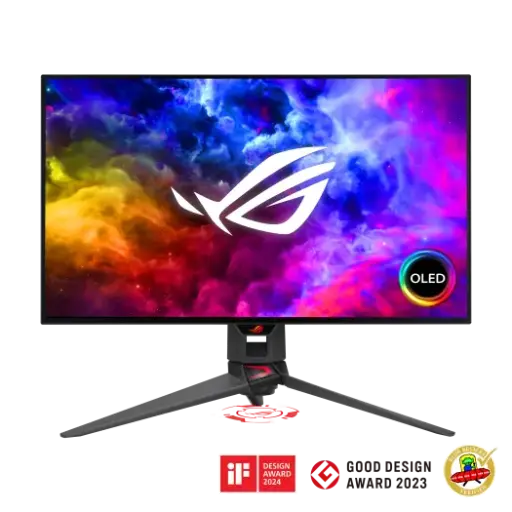 ASUS ROG SWIFT PG27AQDM GAMING MONITOR 0.03ms 240Hz OLED 2560x1440 (2K QHD) - BLACK