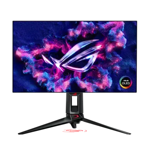 ASUS ROG SWIFT PG27AQDP GAMING MONITOR 0.03ms 480Hz OLED 2560x1440 (2K QHD) - BLACK