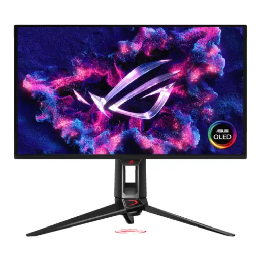 ASUS ROG SWIFT PG27UCDM GAMING MONITOR 0.03ms 240Hz QD-OLED 3840 x 2160 (4K UHD) - BLACK