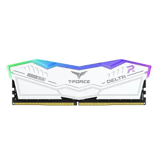 DDR5 TEAMGROUP T-FORCE DELTA 64GB (32GBX2) 6000 MHz RGB - WHITE