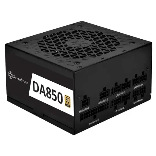 SILVERTONE 850W GOLD ATX 3.0 & PCIE 5.0 FULLY MODULAR ATX - BLACK